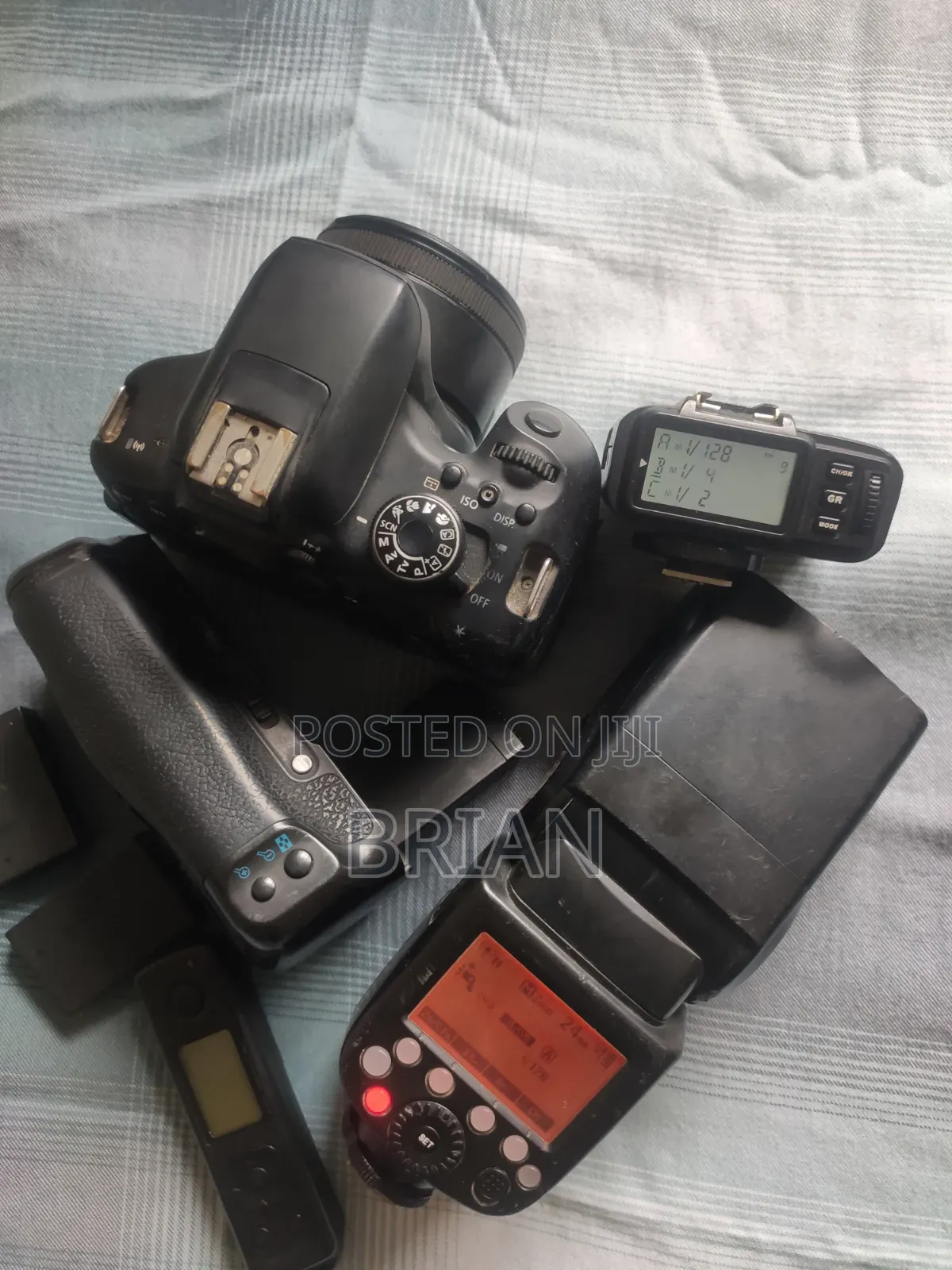 Canon Eos Rebel T6i With Prime Lens and Accessories
