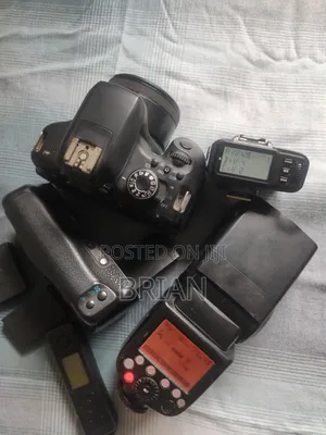 Canon Eos Rebel T6i With Prime Lens and Accessories