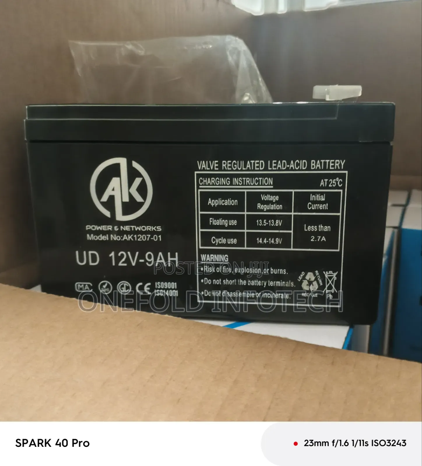12v-9ah Battery