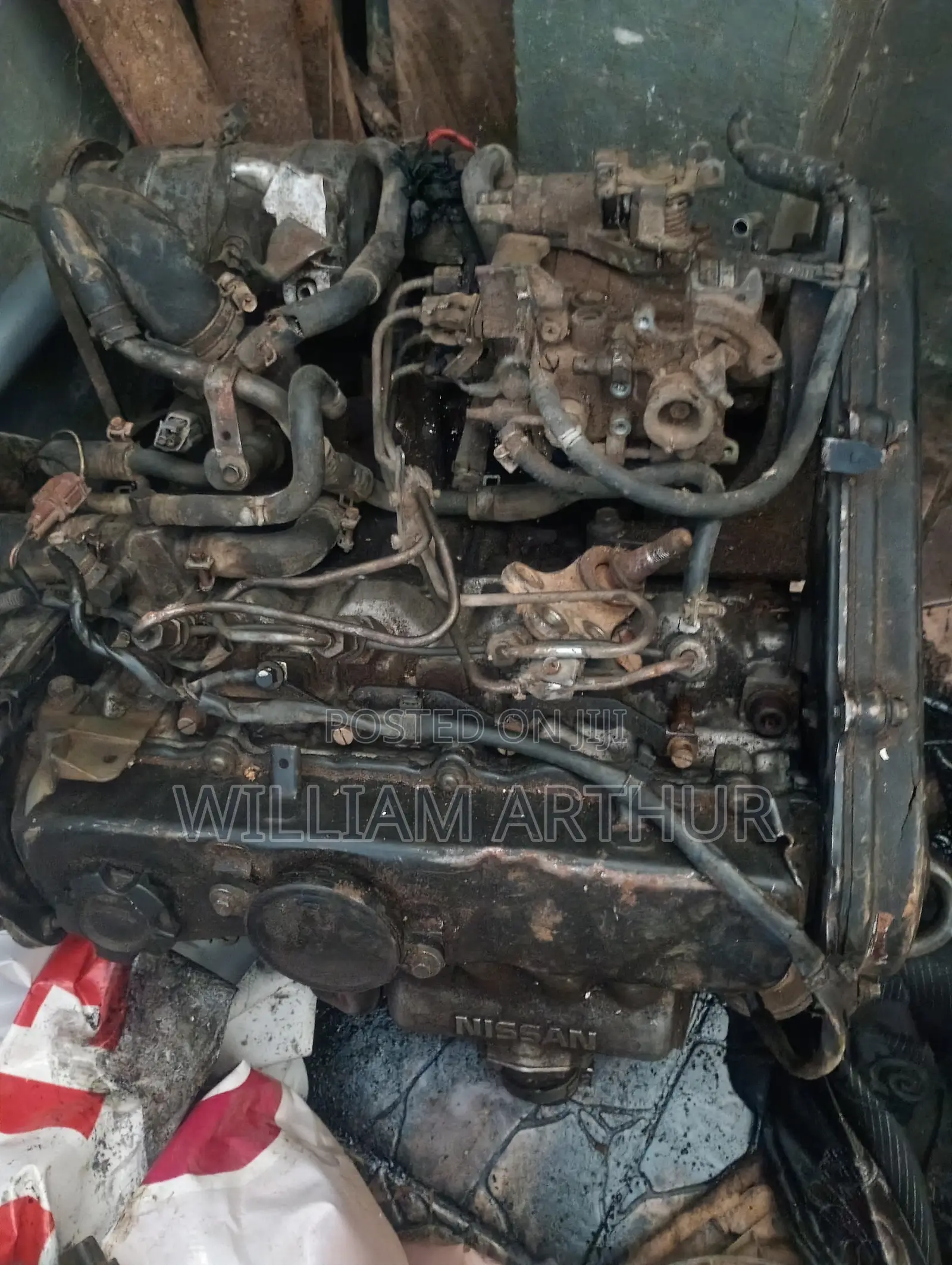 Nissan Cd20 2.0l Diesel Engine Block (No Gearbox)