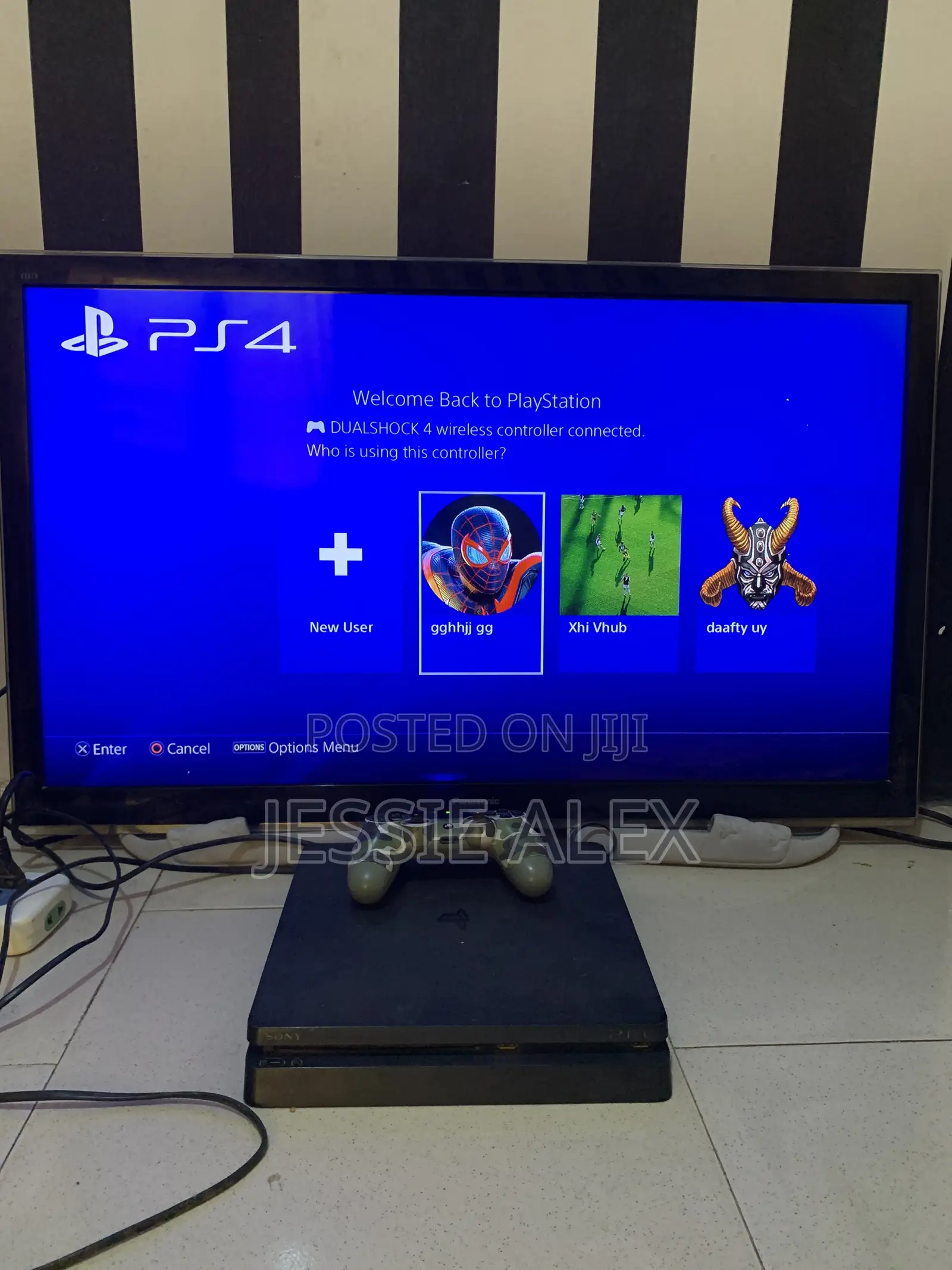 40-inch Television With Remote Control