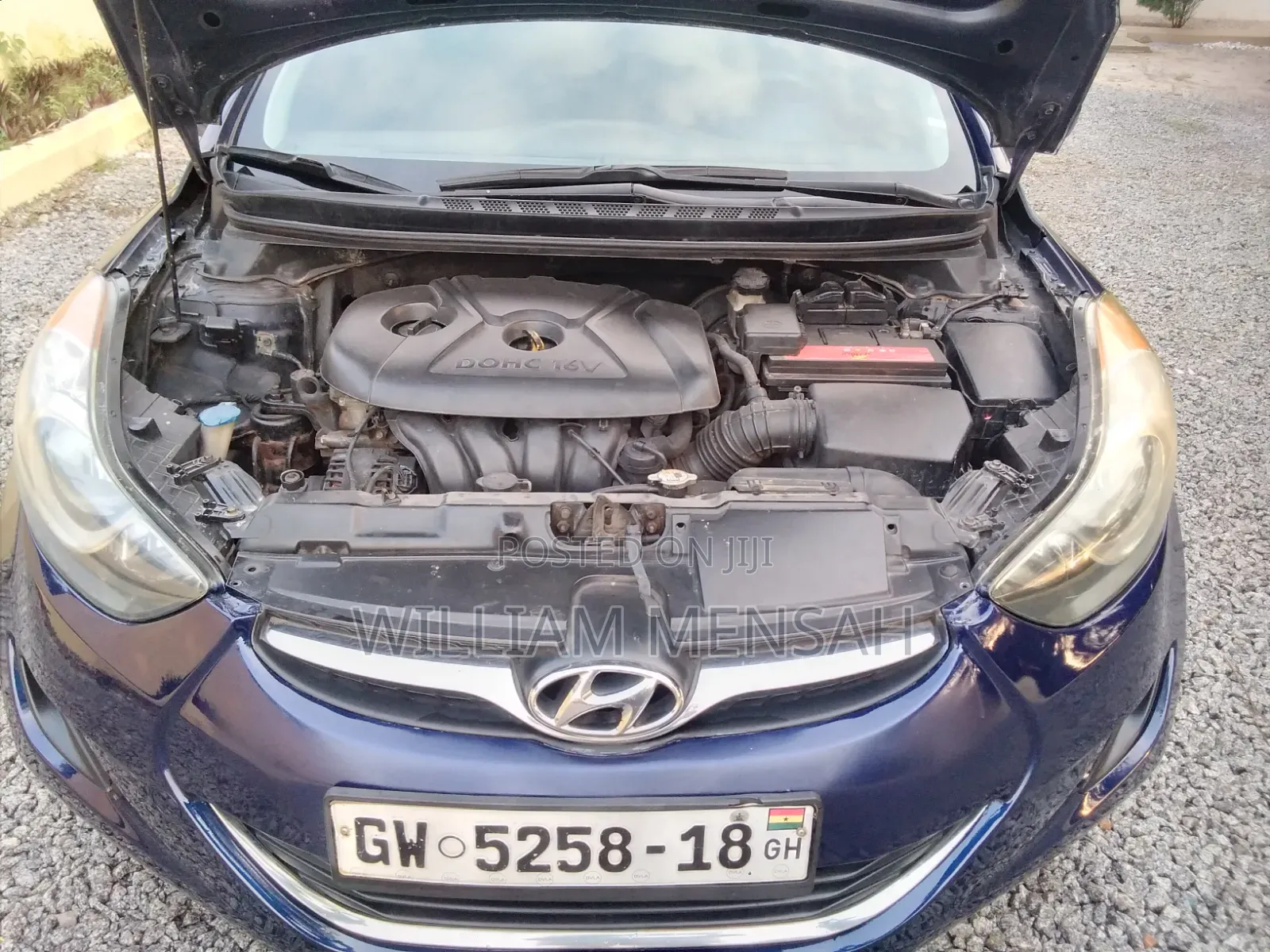 Hyundai Elantra GLS Sedan FWD (1.8L 4cyl 6M) 2013 Blue