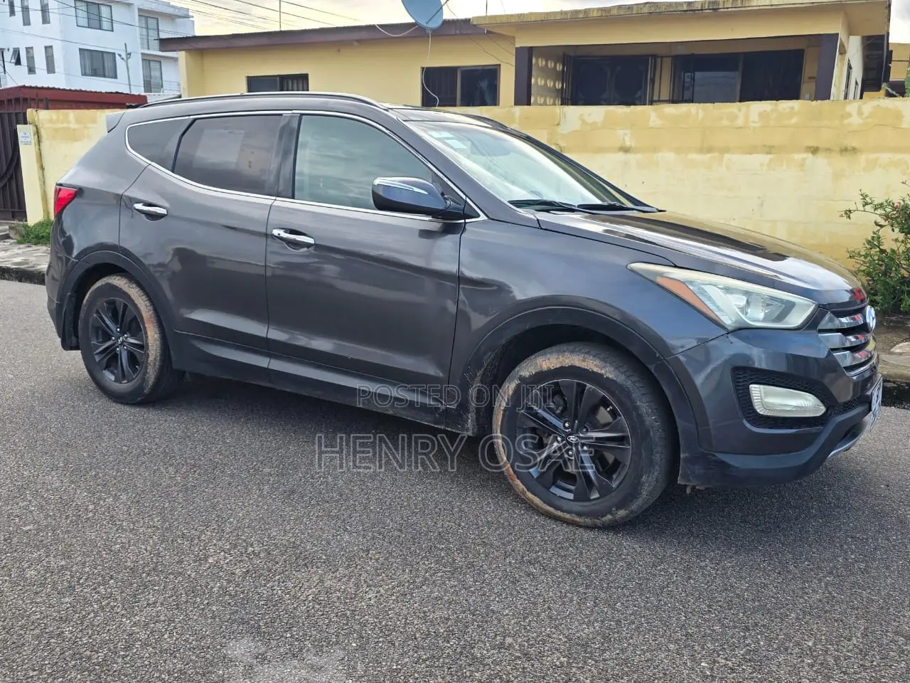 Hyundai Santa Fe Limited FWD 2016 Gray