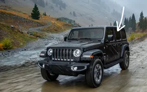 2018 Jeep Wrangler Rear Left Door Window Glass Available