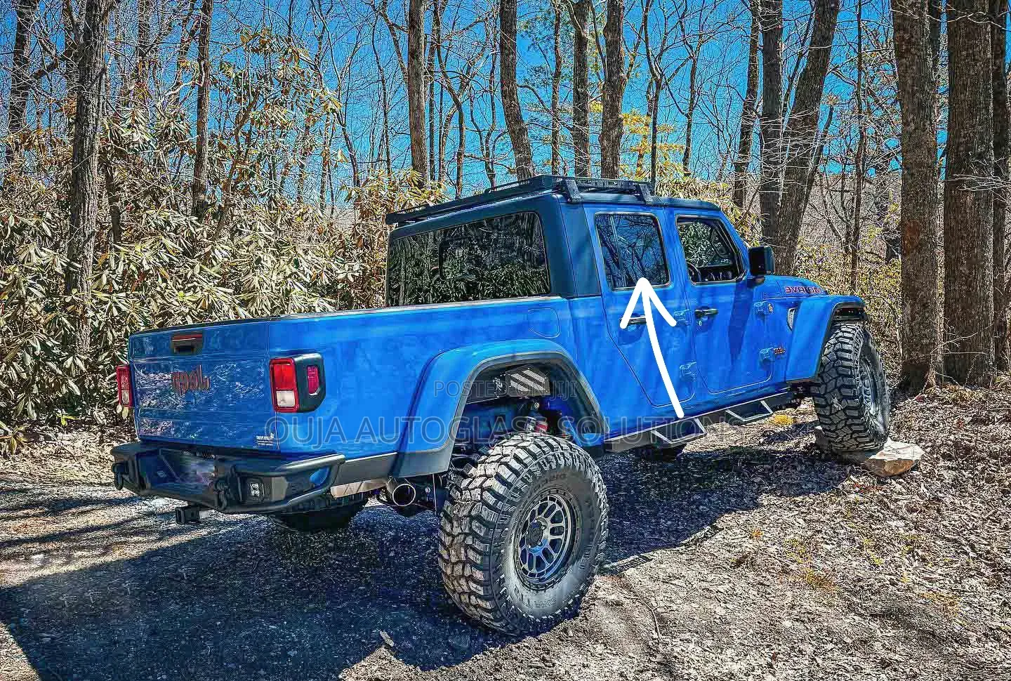 2018 Jeep Gladiator Rear Right Door Window Glass Available