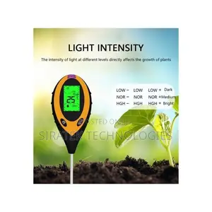 **4-in-1 Digital Soil Ph, Moisture, Temperature Light Meter**