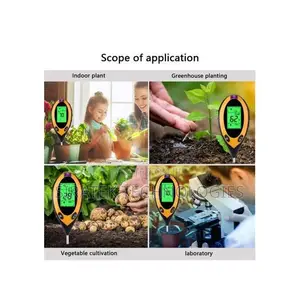 **4-in-1 Digital Soil Ph, Moisture, Temperature Light Meter**