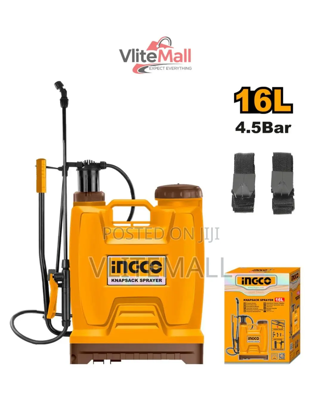 Ingco Knapsack Sprayer 16l Hspp41602