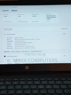 Laptop HP 14-dq1025cl 12GB AMD Ryzen SSD 128GB