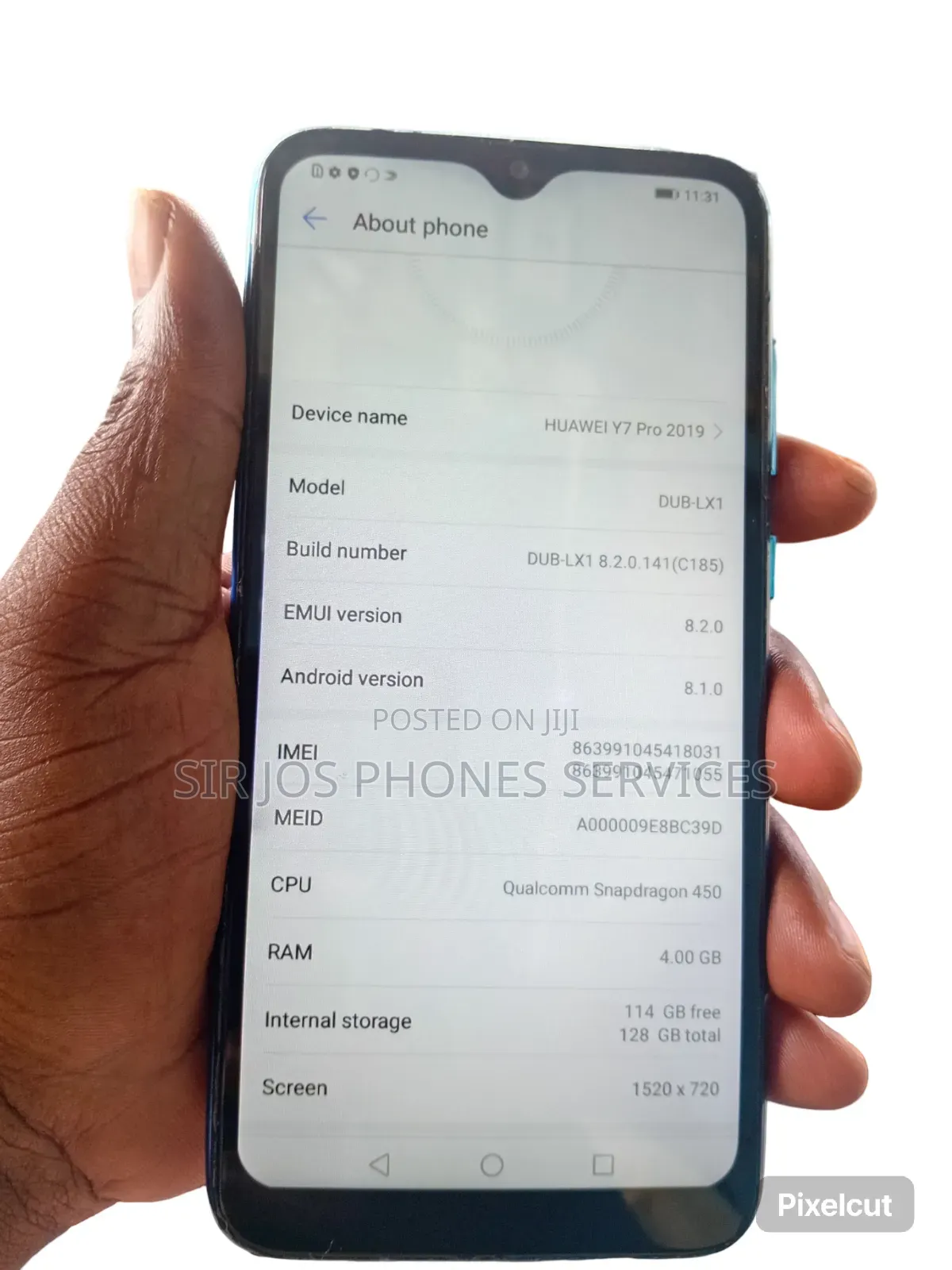 Huawei Y7 2019 128 GB Blue
