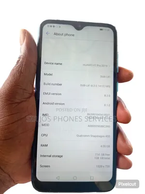 Huawei Y7 2019 128 GB Blue