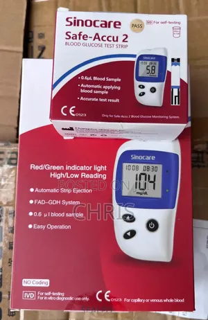 Sinocare Accu 2 Blood Glucose Meter and Strips