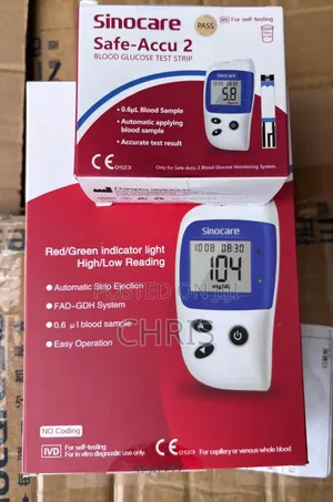 Sinocare Accu 2 Blood Glucose Meter and Strips