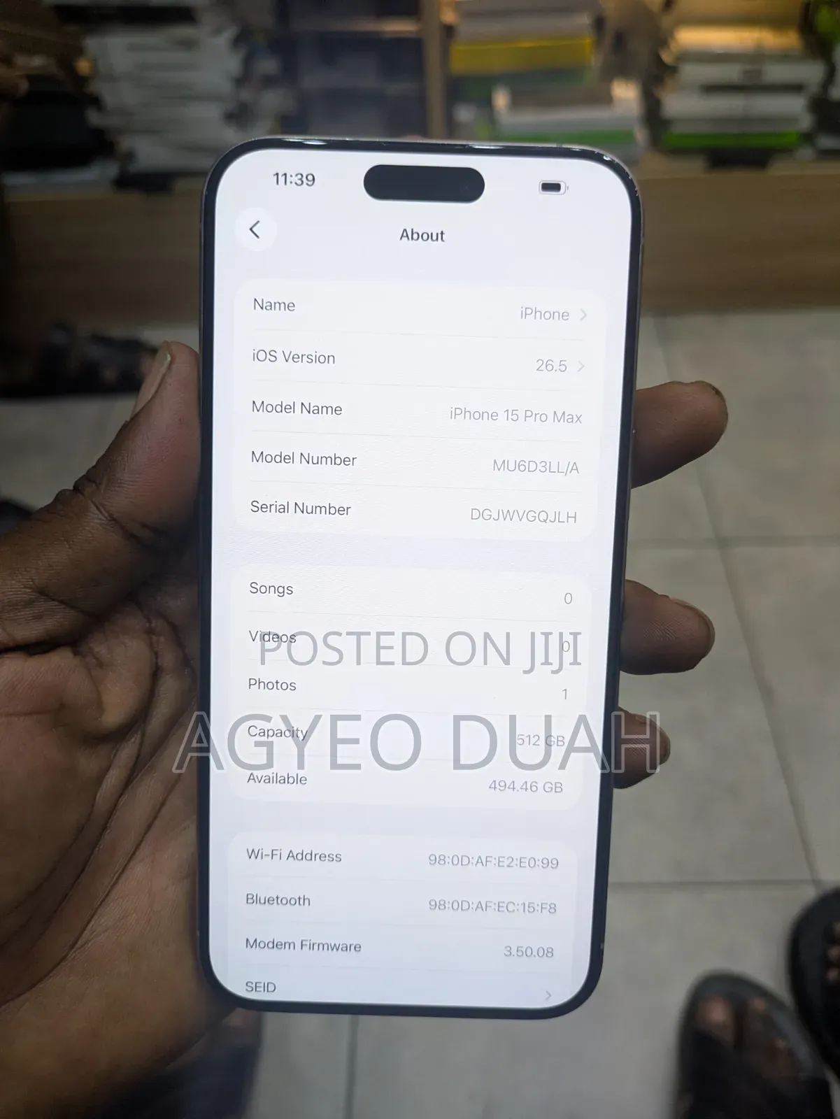 Apple iPhone 15 Pro Max 512 GB White