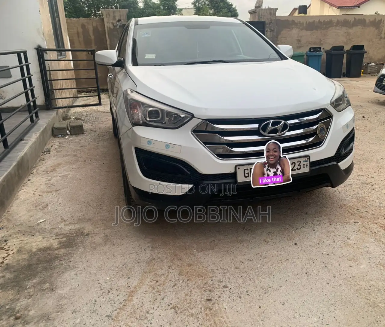 Hyundai Santa Fe SE AWD 2016 White