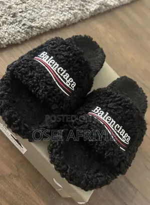 Balenciaga Furry Slides