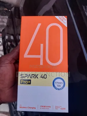 New Tecno Spark 40 Pro+ 256 GB Black