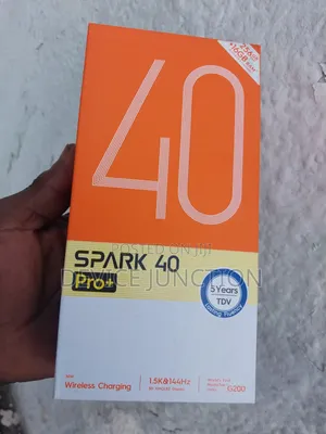 New Tecno Spark 40 Pro+ 256 GB Black