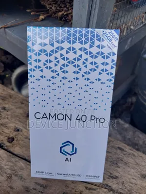 New Tecno Camon 40 Pro 5G 256 GB Black
