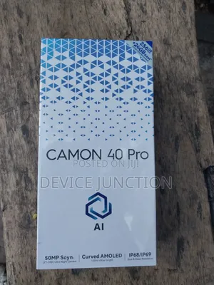 New Tecno Camon 40 Pro 5G 256 GB Black