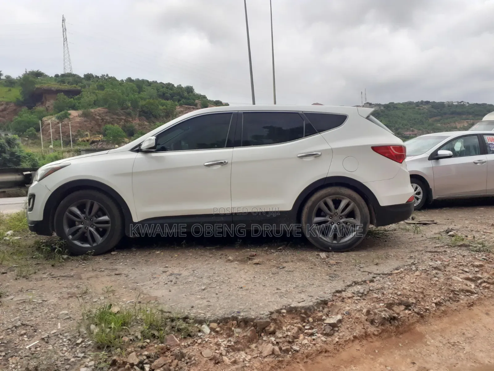 Hyundai Santa Fe SE AWD 2016 White
