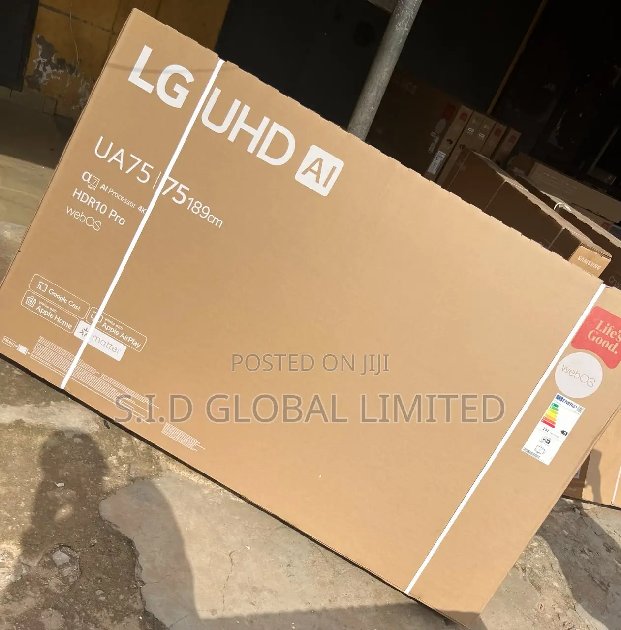 Lg 75′′Uhd Smart Tv Webos24 – 75ut80006la (2024)