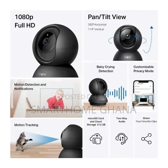 Tapo C201 Camera Pan / Tilt 1080p