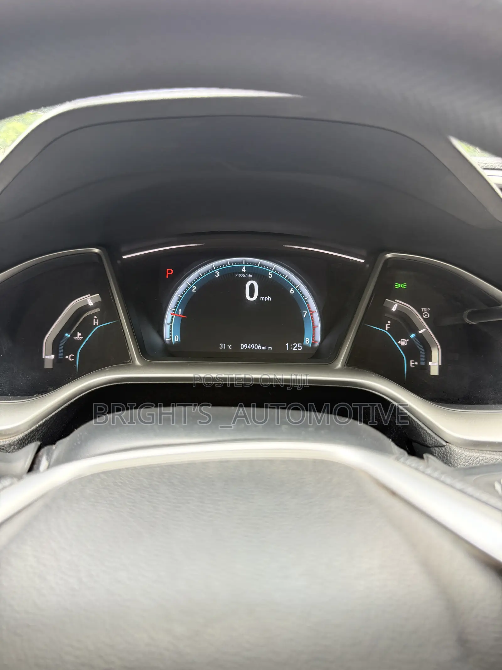 Honda Civic EX Sedan 2018 Black