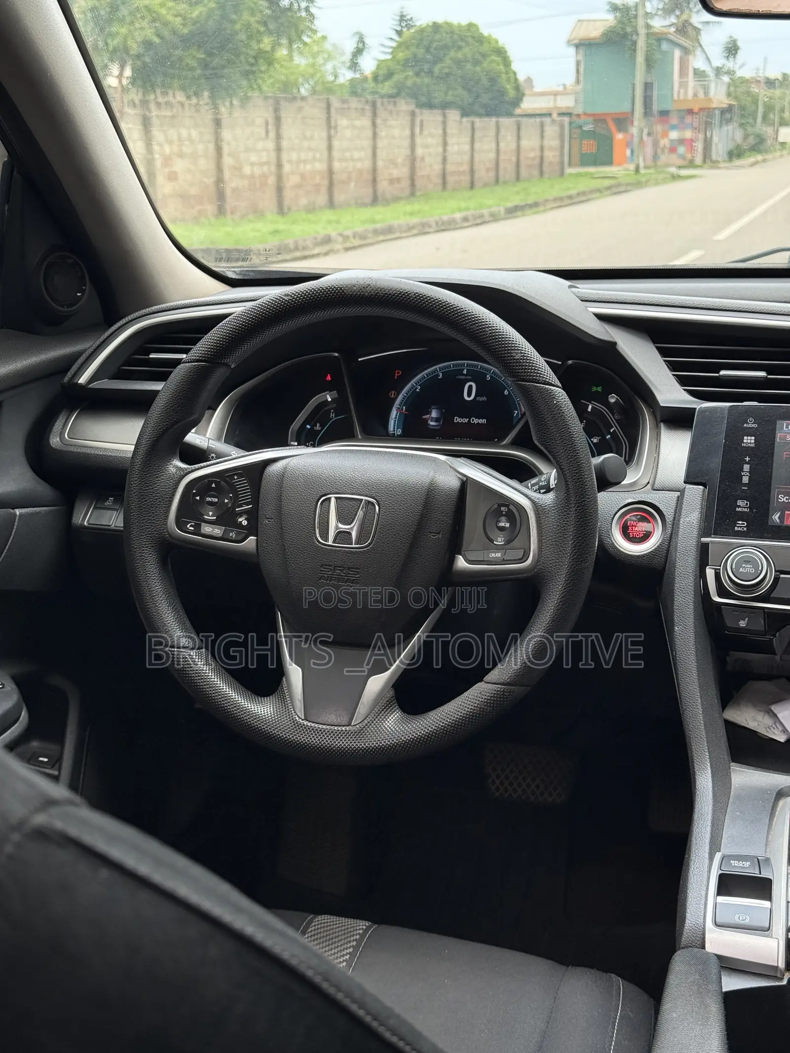 Honda Civic EX Sedan 2018 Black