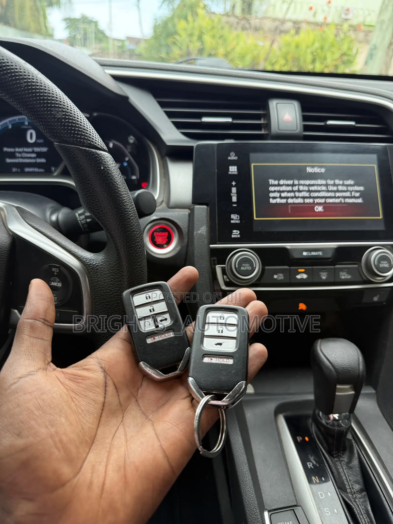 Honda Civic EX Sedan 2018 Black