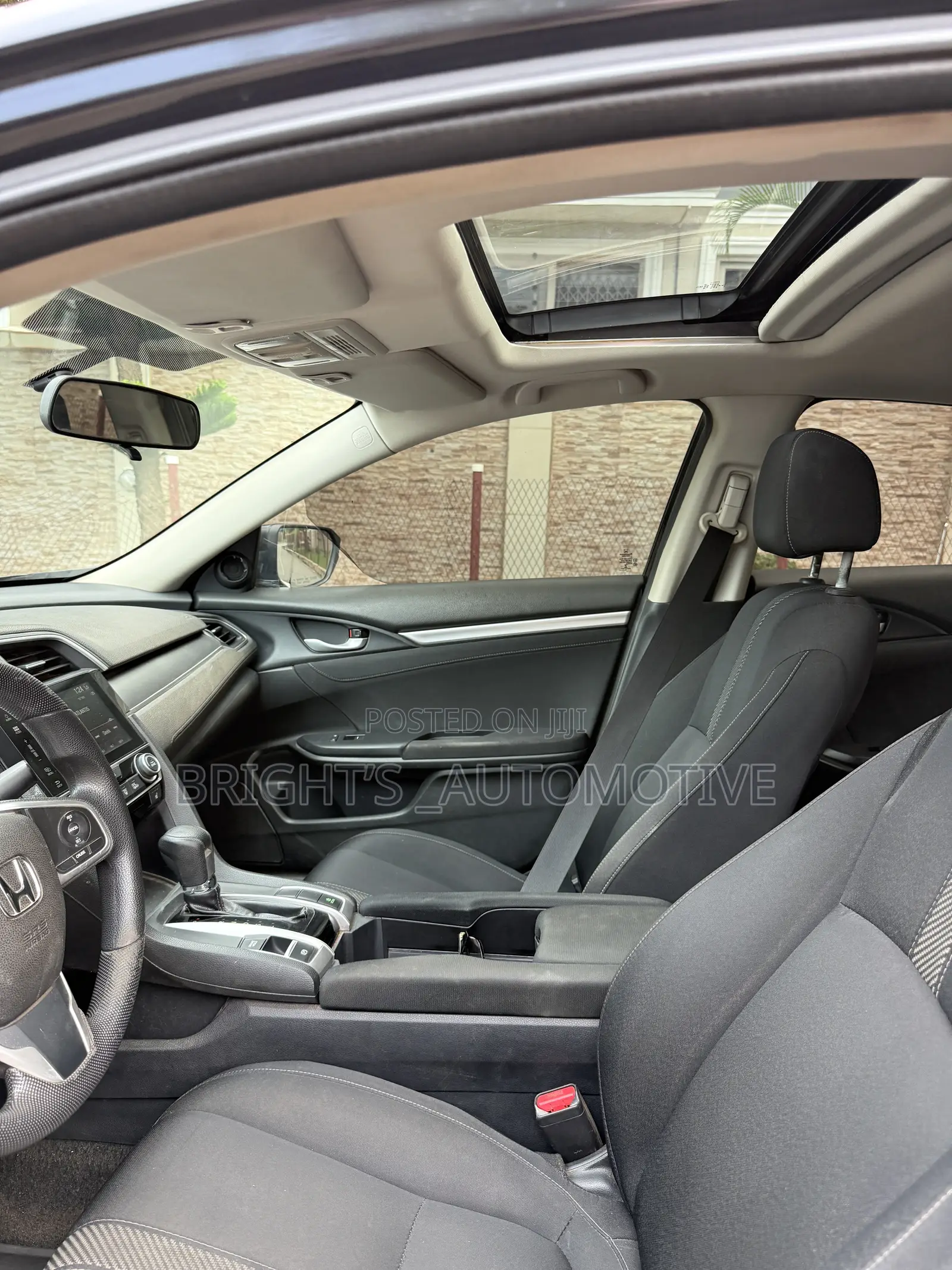 Honda Civic EX Sedan 2018 Black