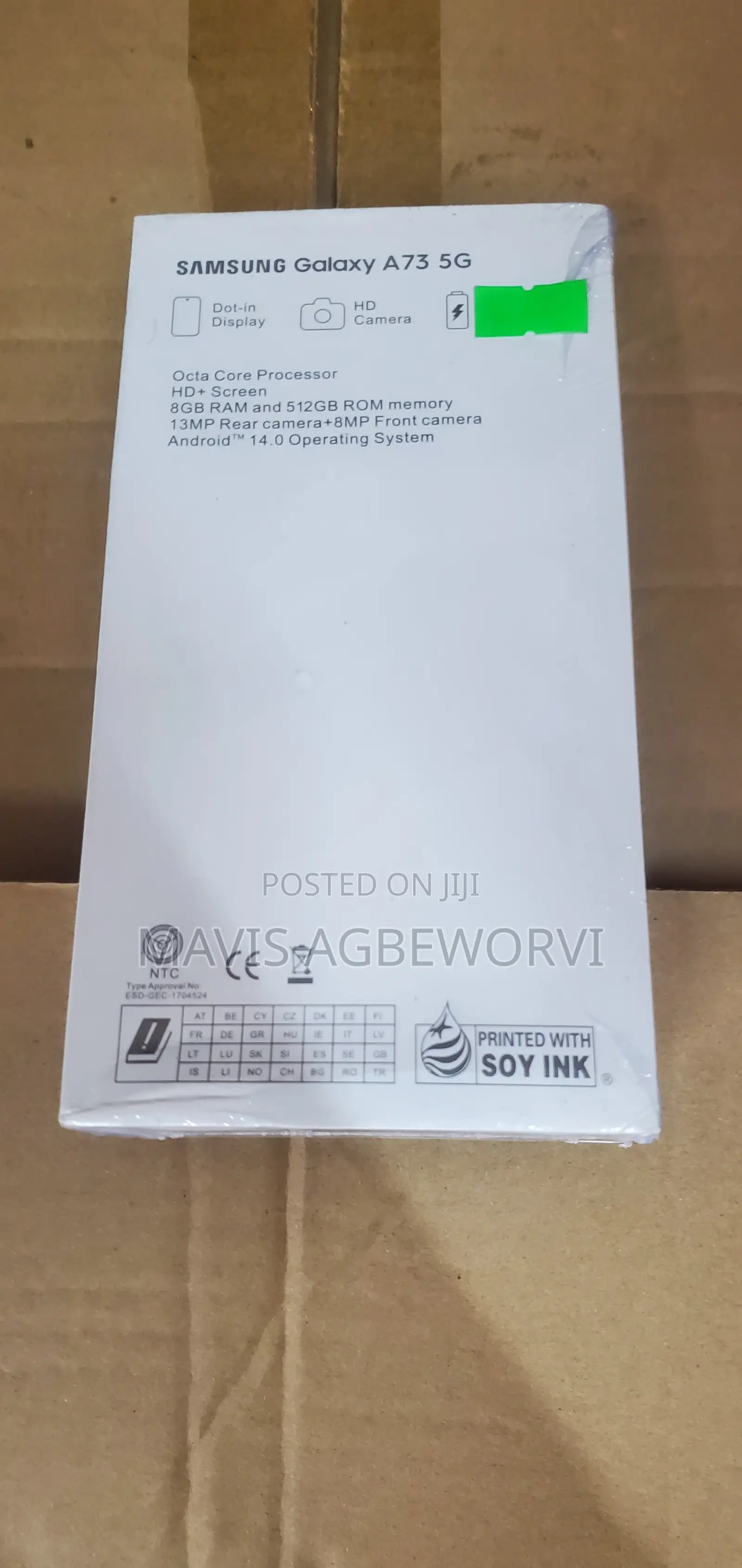 New Samsung Galaxy A73 5G 256 GB Black