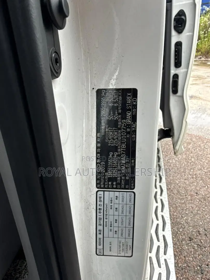 Hyundai Starex 2020 White