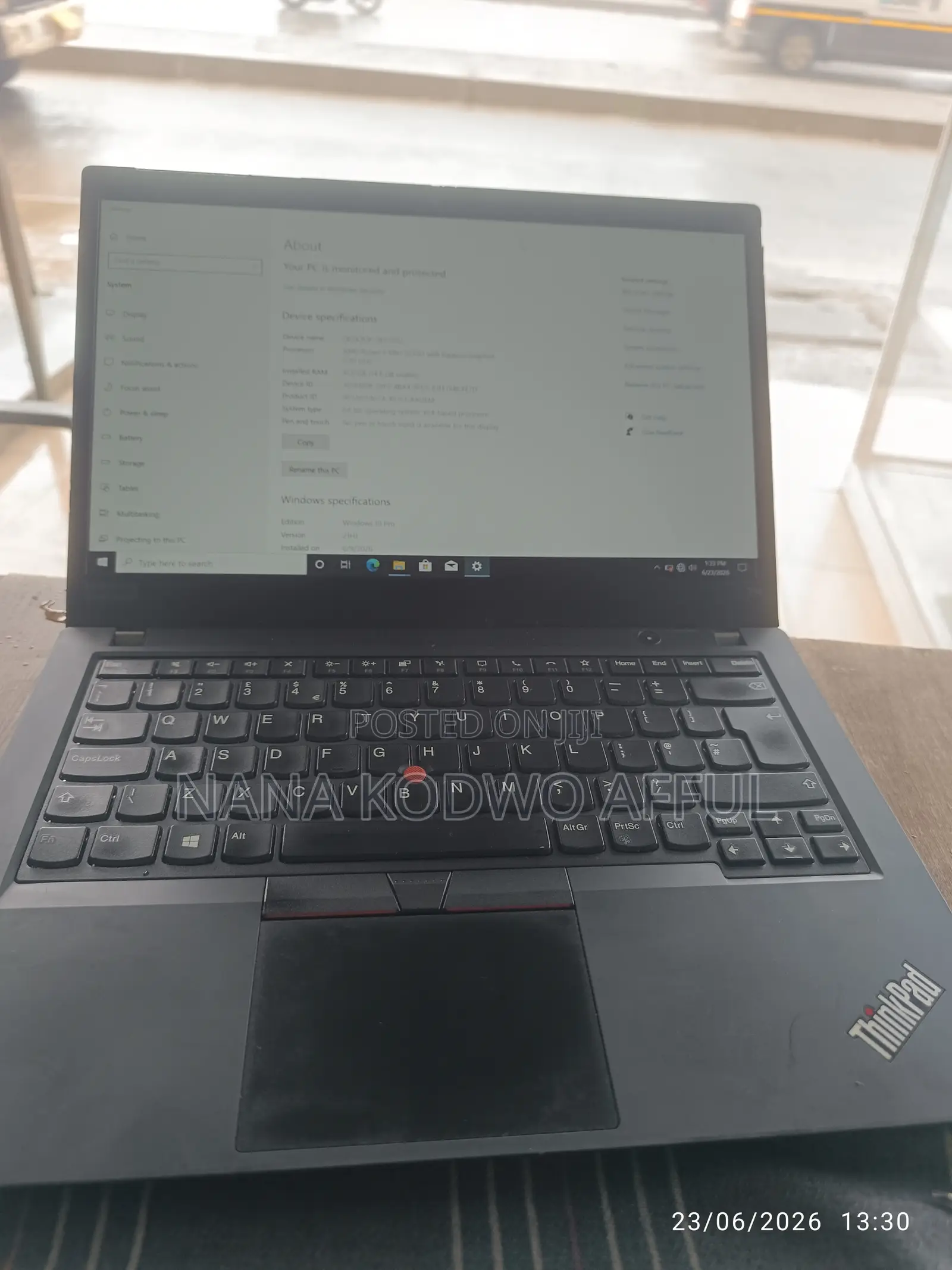 Laptop Lenovo ThinkPad T14 8GB AMD Ryzen 5 SSD 256GB