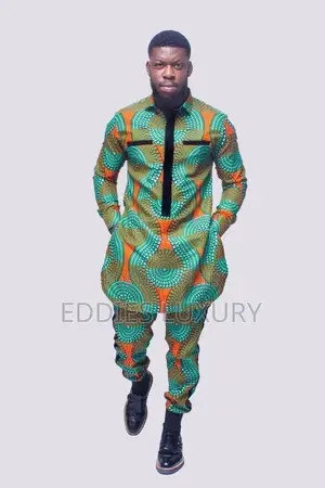 Exclusive African Print Kaftan for Men