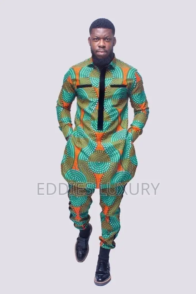 Exclusive African Print Kaftan for Men