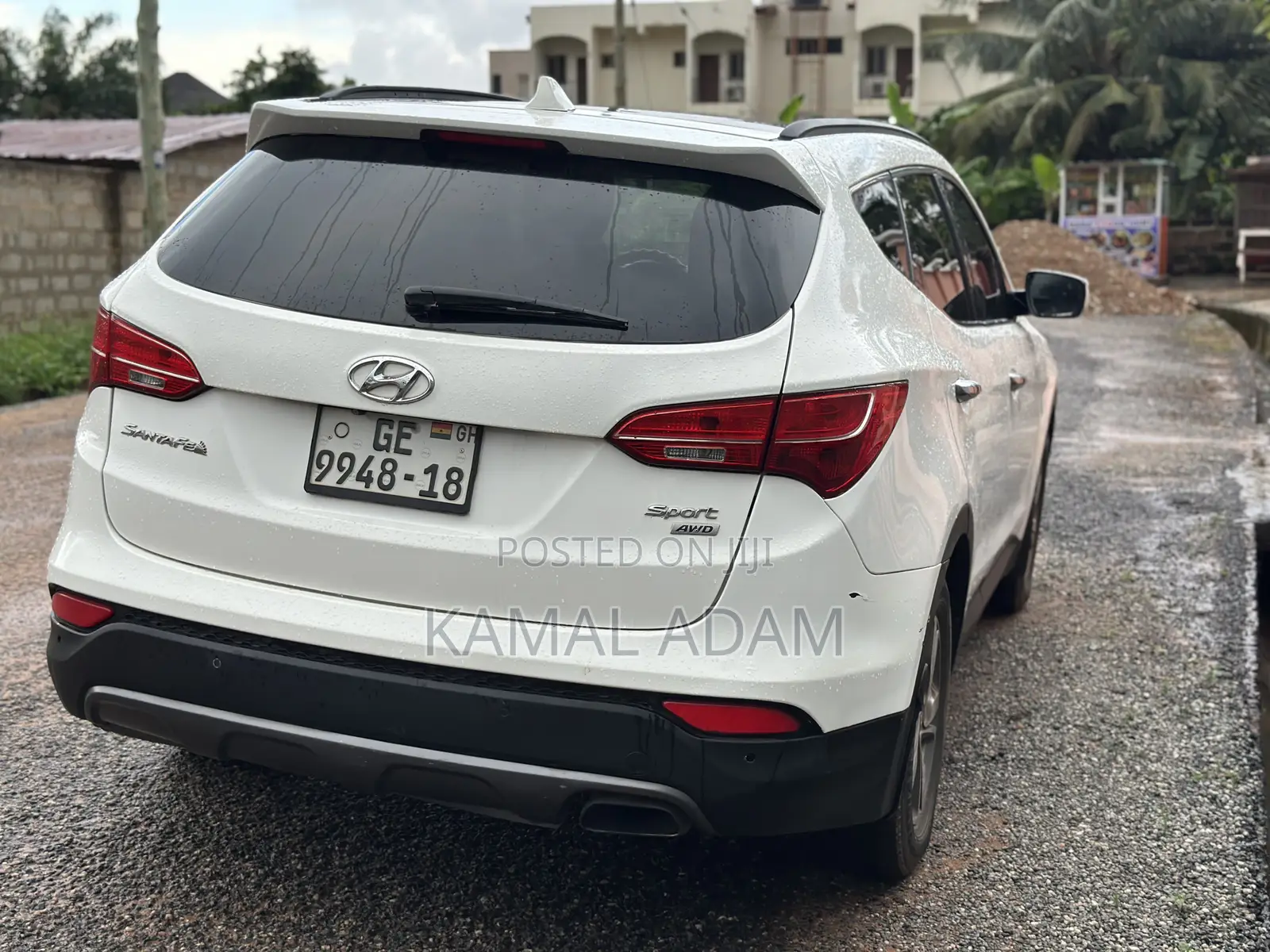 Hyundai Santa Fe Limited 4dr SUV (3.3L 6cyl 6A) 2014 White