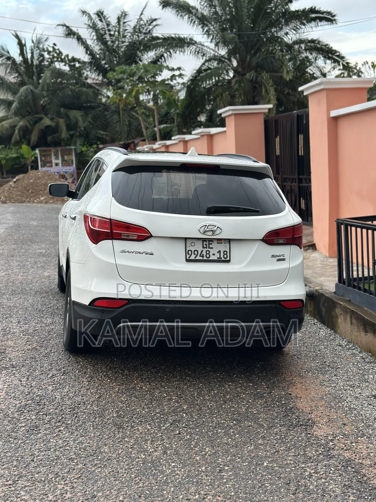 Hyundai Santa Fe Limited 4dr SUV (3.3L 6cyl 6A) 2014 White