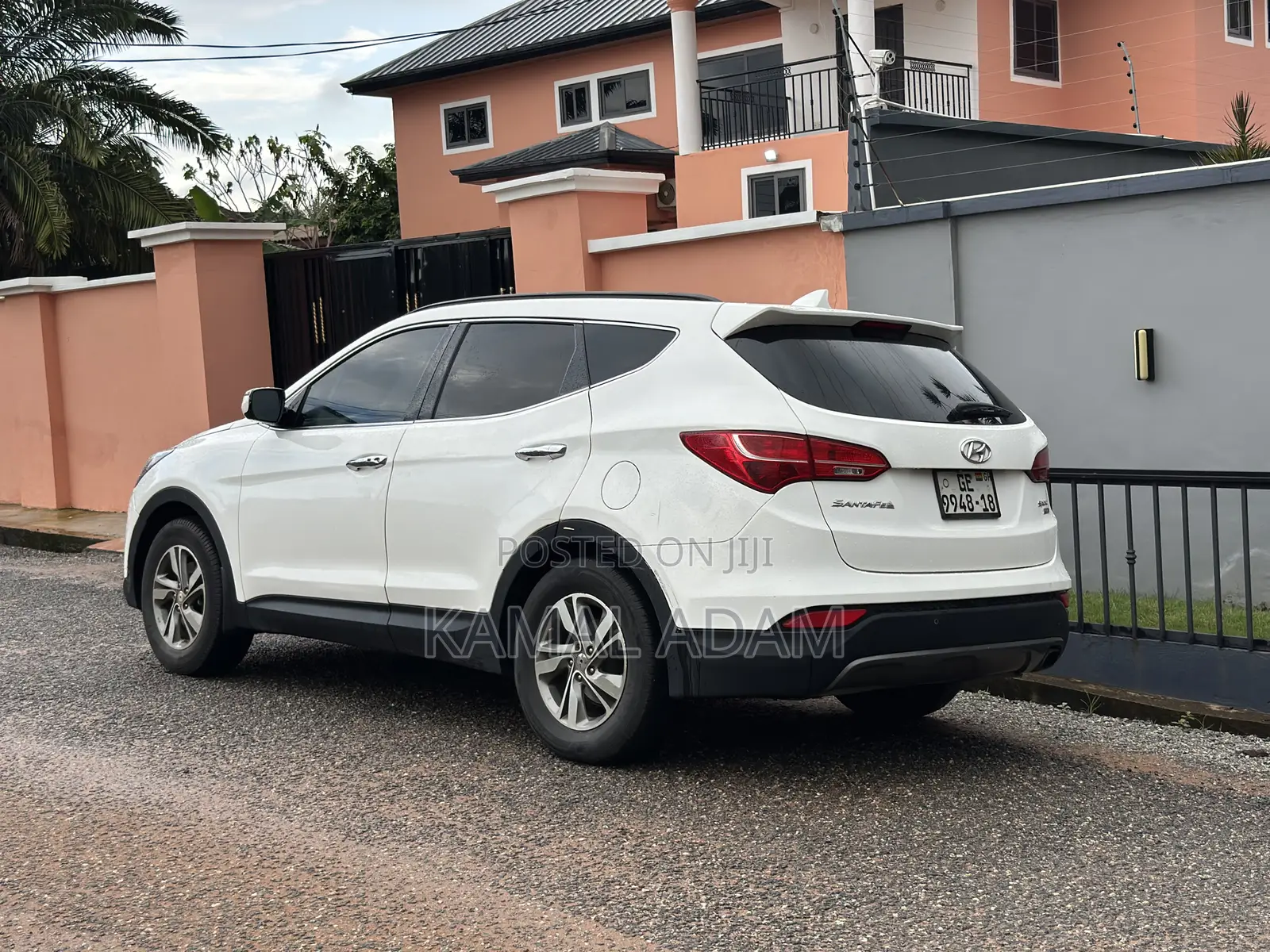 Hyundai Santa Fe Limited 4dr SUV (3.3L 6cyl 6A) 2014 White