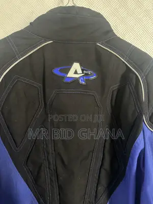 Akito Cougar Plus Motorcycle Riding Jacket – Black Blue Biker Jacket