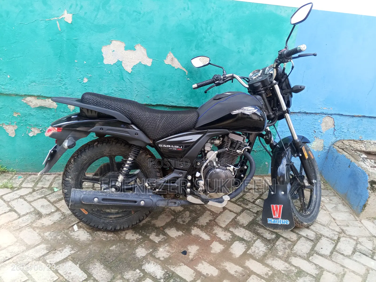 New Haojue TF125 2025 Black