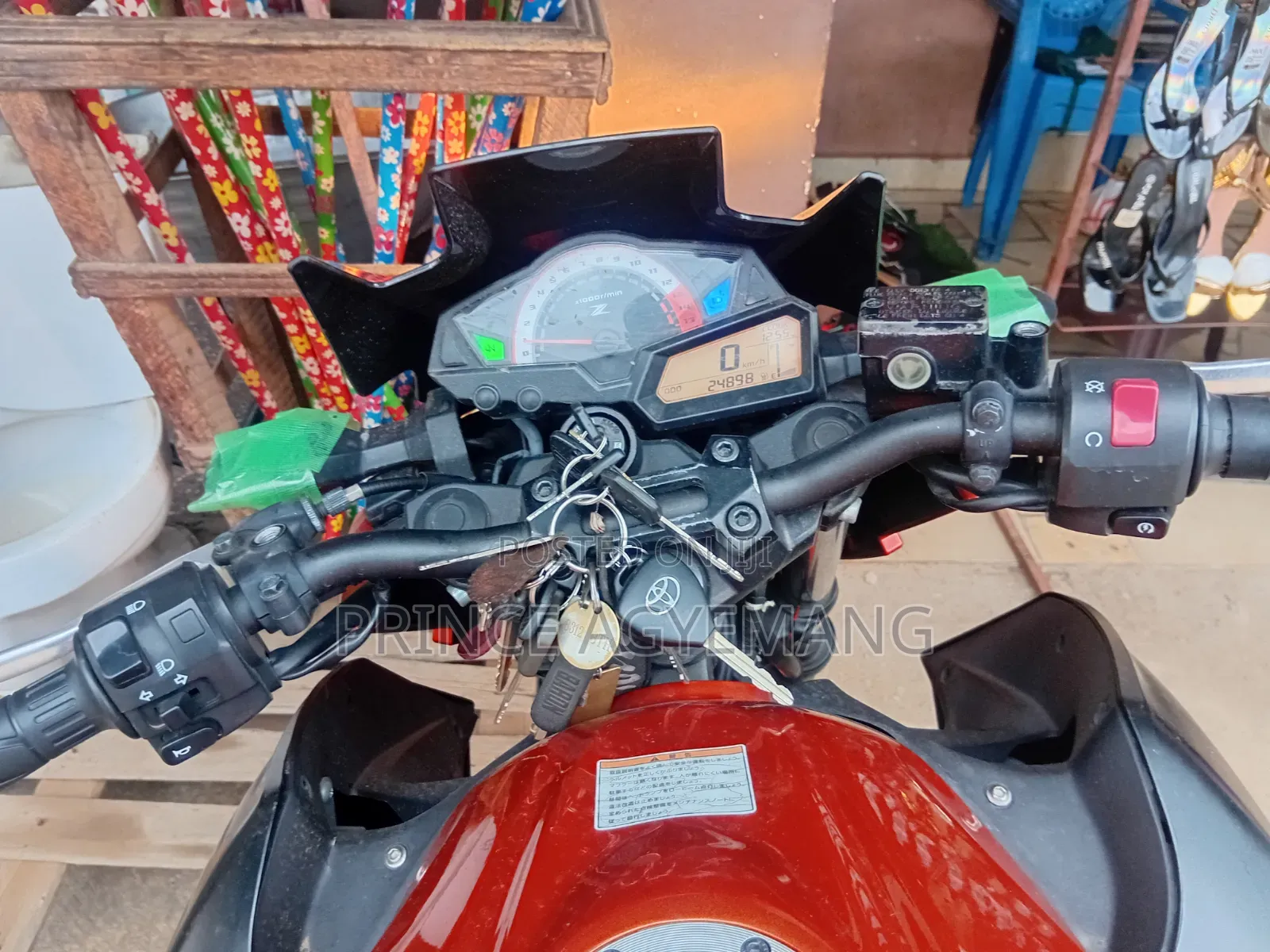 Kawasaki Bike 2014 Orange