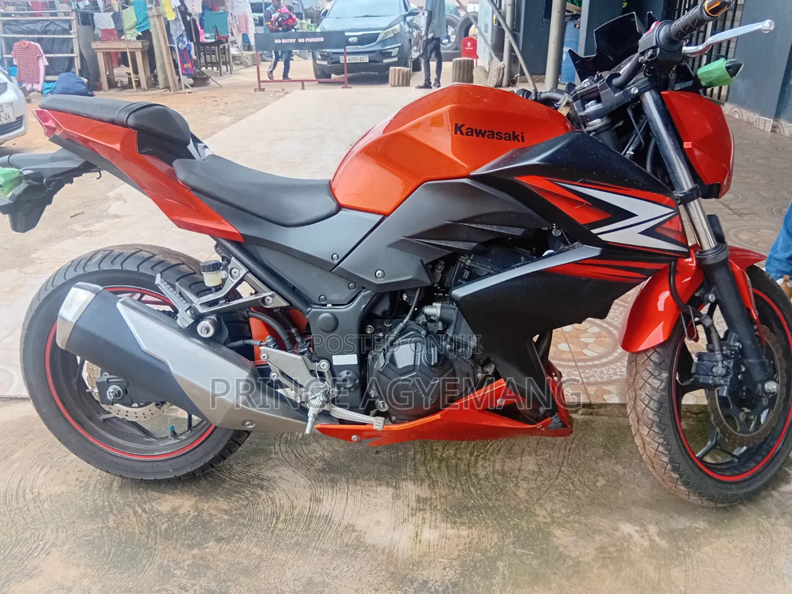 Kawasaki Bike 2014 Orange