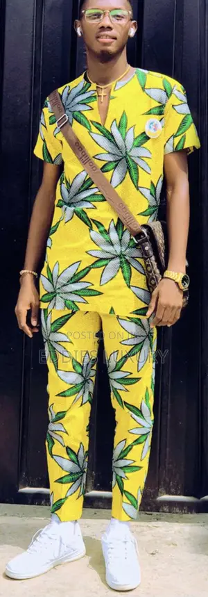Distinct African Print Kaftan for Men