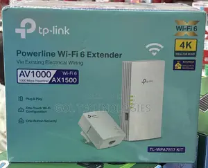 Tp-Link Powerline Wifi 6 Extender Tl-Wpa7817 Kit