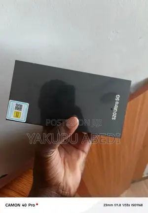 New Samsung Galaxy S20 Ultra 128 GB Black