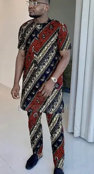 Customize African Print Kaftan for Men