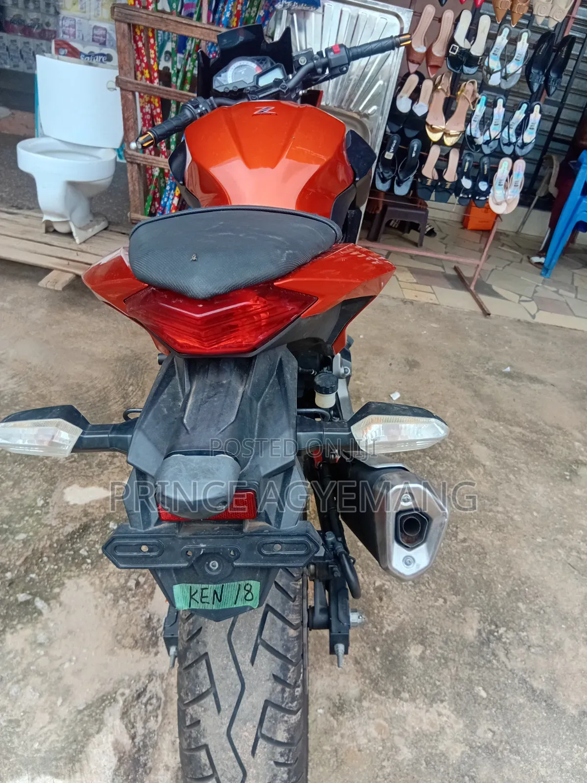 Kawasaki Bike 2014 Orange