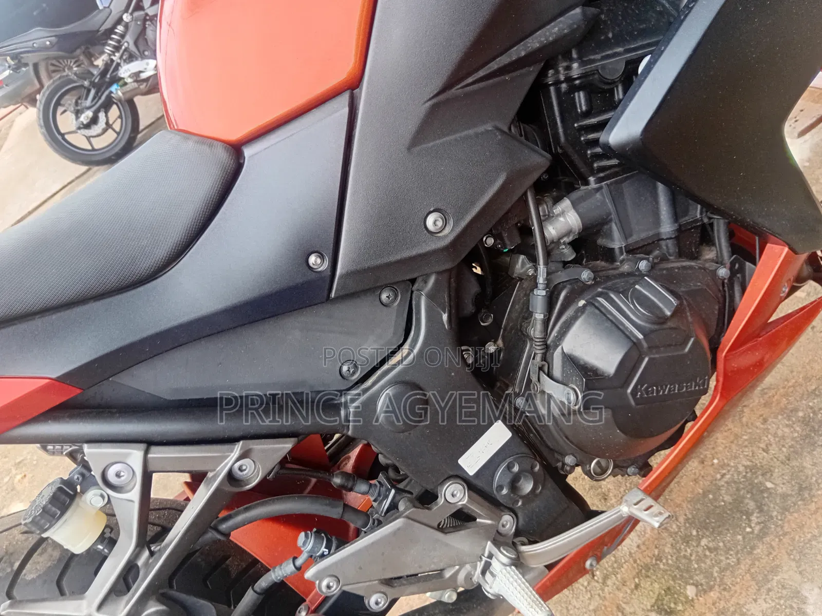 Kawasaki Bike 2014 Orange