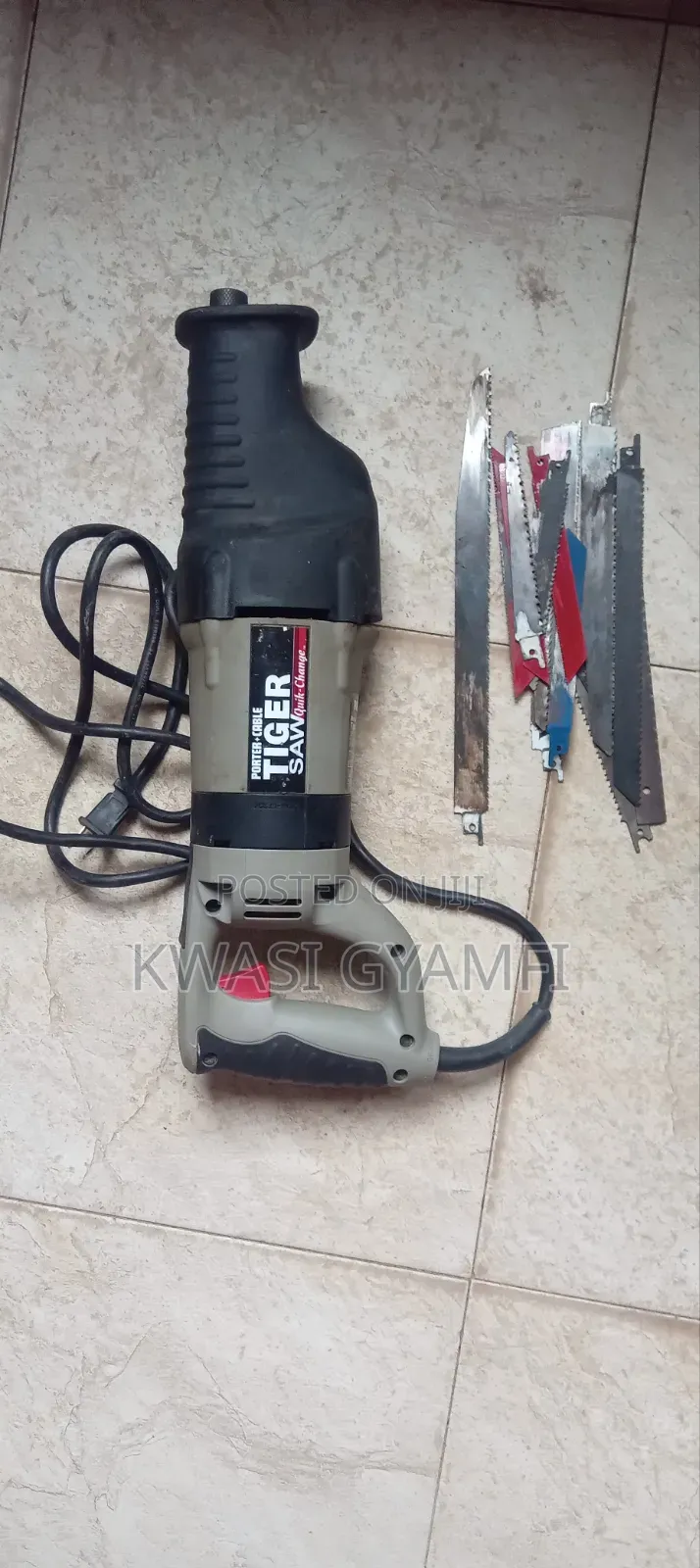 Power Cable Tiger Saw